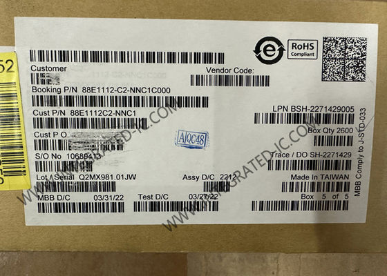 イーサネットIC 88E1112-C2-NNC1C000 統合