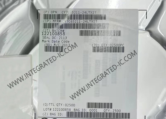 CY7C65211-24LTXIT 統合回路チップ USB シリアル シングルチャネルブリッジコントローラ