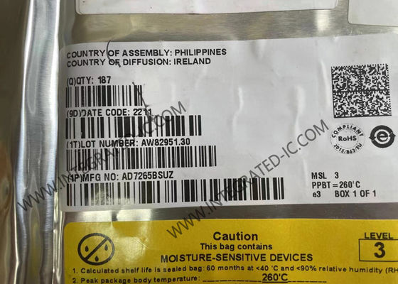 AD7265BSUZ 統合回路チップ 12 ビット ADC 変換器 TQFP-32 3 チャネル SAR ADC