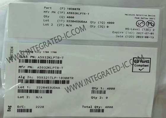 A5932KLPTR 集積回路チップ 三相シヌソイド感知器のないファンコントローラ TSSOP-24