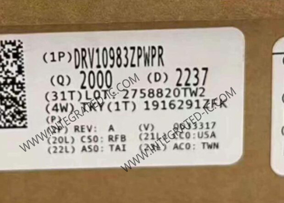 DRV10983ZPWPR 統合回路チップ 24V 3A 3相 BLDC モータードライバー