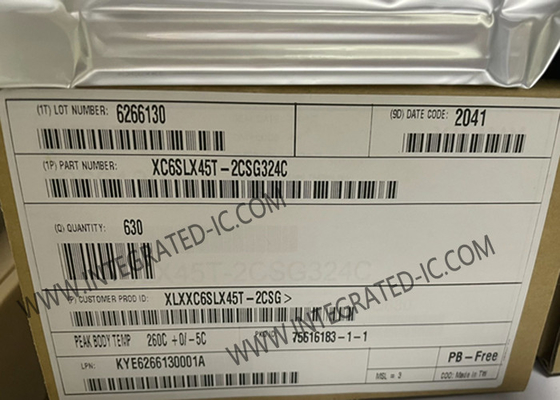 フィールドプログラム可能なゲート配列 XC6SLX45T-2CSG324C 2088 Kbit EBR Spartan-6 LXT 埋め込みフィールドプログラム可能なゲート配列