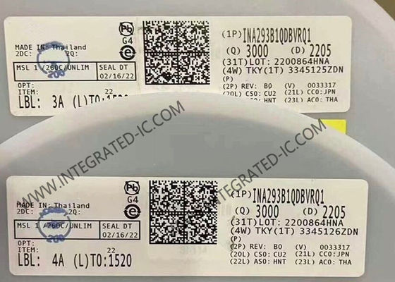 INA293B1QDBVRQ1 集積回路チップ 1.3MHz超精密電流感知増幅器