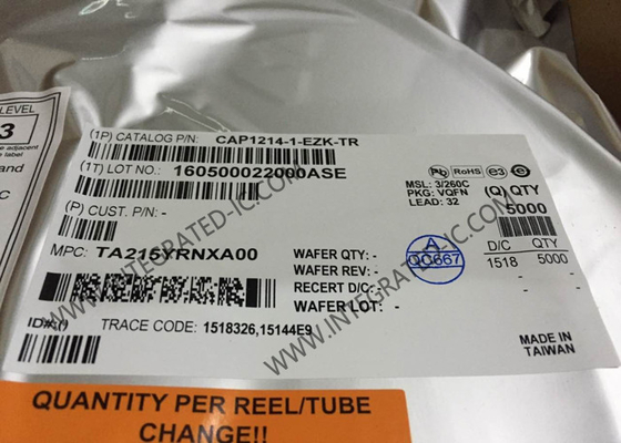 CAP1214-1-EZK-TR センサーIC 多チャンネル容量感触センサーとLEDドライバー