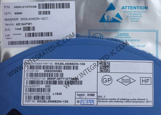 MX25L4006EZNI-12GメモリICチップ 4Mbit CMOSシリアル NORフラッシュメモリIC WSON-8