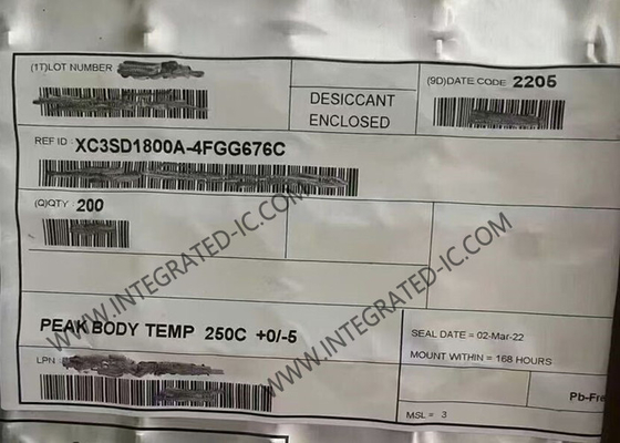 XC3SD1800A-4FGG676C フィールドプログラム可能なゲート配列 FBGA-676 スパルタン®-3A DSP FPGA IC