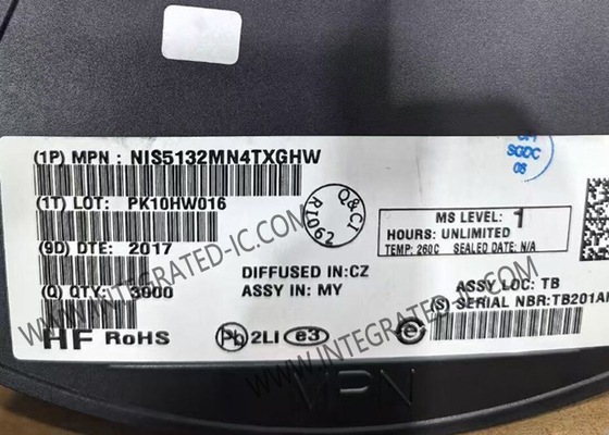 NIS5132MN4TXGHW 集積回路チップ 12V 44Ω 電子ファイズ DFN-10 パッケージ