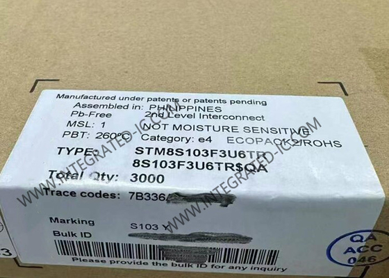 STM8S103F3U6TR マイクロコントローラ MCU 8ビット マイクロコントローラ IC 16MHz 埋め込みMCU