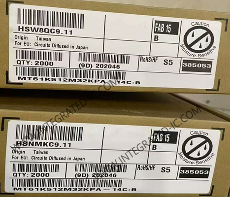 MT61K512M32KPA-14C:BメモリーICチップ GDDR6 SGRAMメモリー 16Gbitダイナミックランダムアクセスメモリー