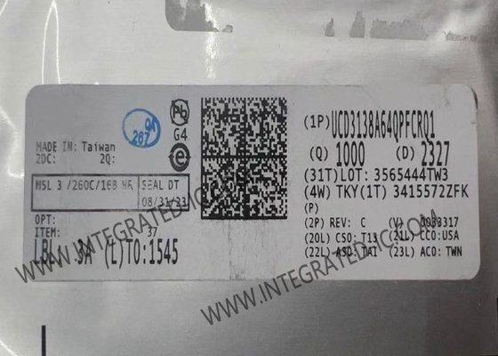 UCD3138A64QPFCRQ1 集積回路チップ 孤立電源のための高度な統合デジタルコントローラ