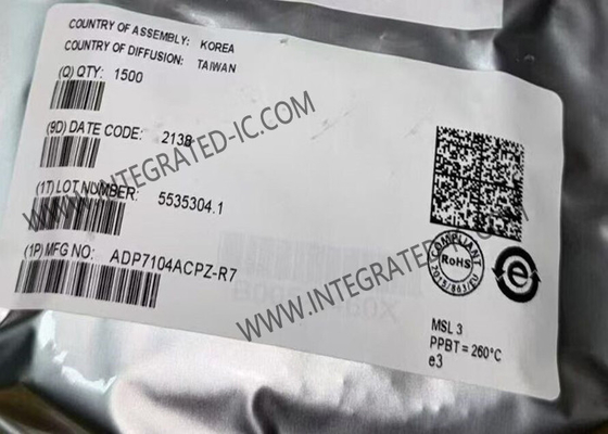 ADP7104ACPZ統合回路チップ LDO線形調節器 20V低脱出線形調節器