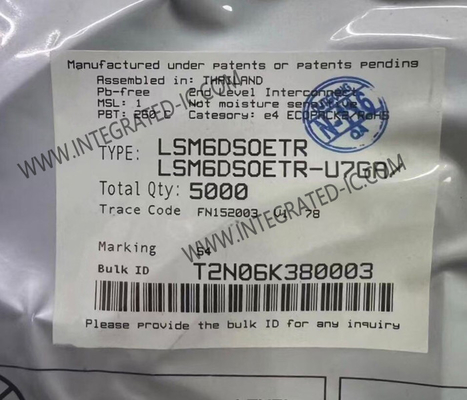 LSM6DSOETRセンサーIC 6軸IMU LGA-14L iNEMO 6DoF慣性測定装置
