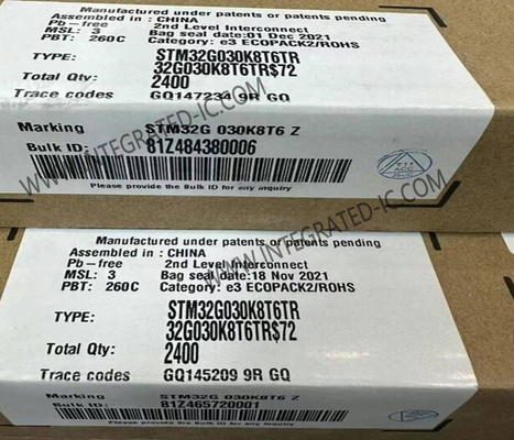 STM32G030K8T6TR マイクロコントローラ MCU 64MHz 32ビット単核マイクロコントローラ LQFP-32