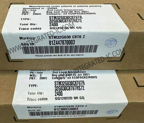 STM32G030C8T6TR マイクロコントローラー MCU 64MHz 32ビットシングルコア MCU LQFP-48 組み込みMCU