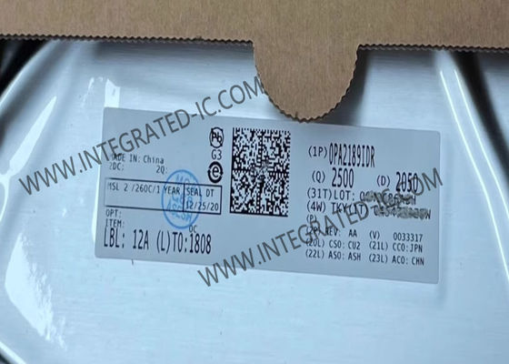 OPA2189IDR 統合回路チップ ダブル 14MHz低騒音精密操作増幅器