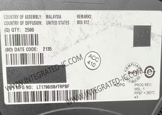 LT1796IS8 統合回路チップ 125kbps 過電圧故障保護 CANトランシーバー