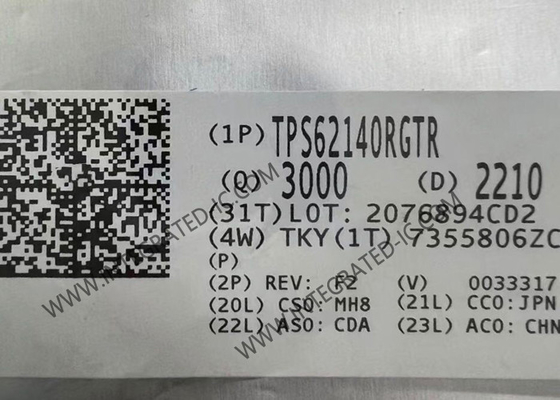 TPS62140RGTR 集積回路チップ 3V から 17V 2A ステップダウン変換 VQFN-16