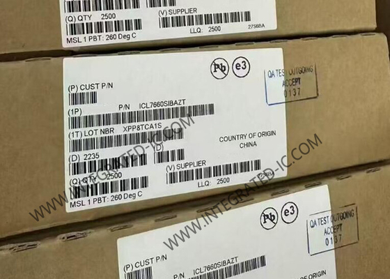 ICL7660SIBAZT 集積回路チップ CMOS 電圧変換器 SOIC8 スイッチング 調節器 IC