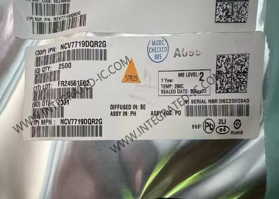 NCV7719DQR2G 集積回路チップ 550mA モータードライバー SSOP24 オクタル ハーフブリッジドライバー