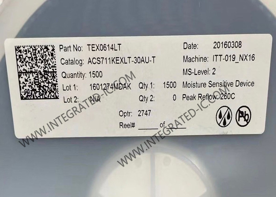 ACS711KEXLT-30AU センサー IC 30A ハール効果 直線電流センサー QFN12