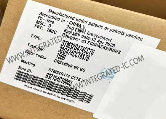 STM32G474CCT6 マイクロコントローラ MCU 32ビット マイクロコントローラ IC 170MHz ARM コルテックス M4 MCU