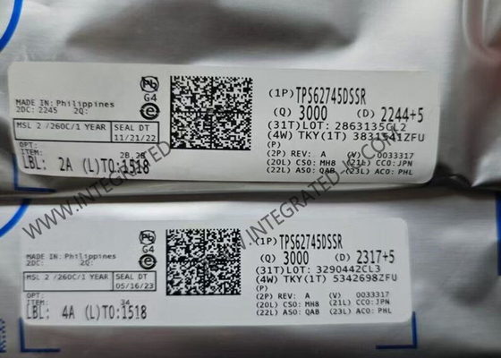 TPS62745DSSR 統合回路チップ ステップダウンコンバーター 300mA バック スイッチング 調節器 IC