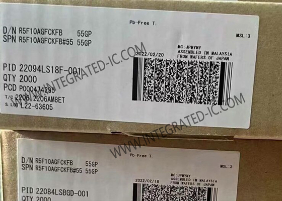 R5F10AGFCKFB マイクロコントローラー MCU 16ビット シングルチップ マイクロコントローラー LQFP48 RL78 MCU