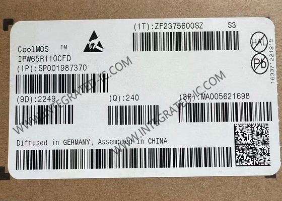 IPW65R110CFD 集積回路チップ 650V Nチャネル電源 MOSFET トランジスタ TO-247-3