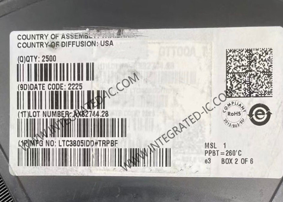 LTC3805IDD 集積回路チップ 調整周波数電流モード フライバック DC/DCコントローラ