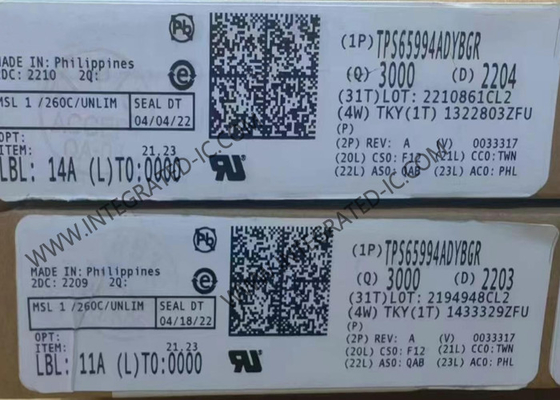 TPS65994ADYBGR 集積回路チップ 5V 双端口USBタイプCとUSBPDコントローラ