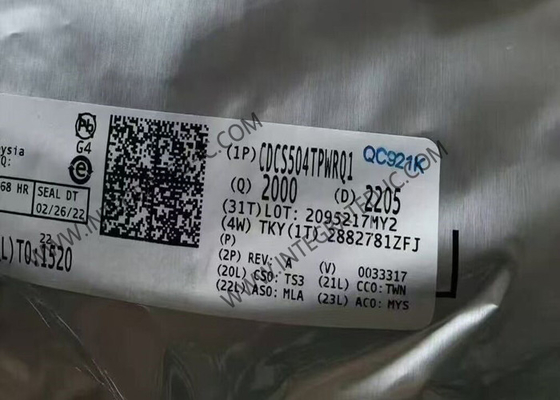 CDCS504TPWRQ1 集積回路チップ LVCMOS 入力クロックバッファ 選択可能な周波数倍数