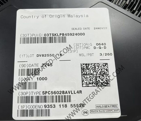 SPC5602BAVLL4R マイクロコントローラ MCU 48MHz 32ビット シングルコア マイクロコントローラ IC LQFP100