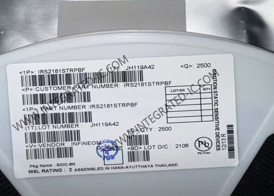 IRS2181STRPBF 集積回路チップ 600V 高側および低側ゲートドライバーIC SOIC8
