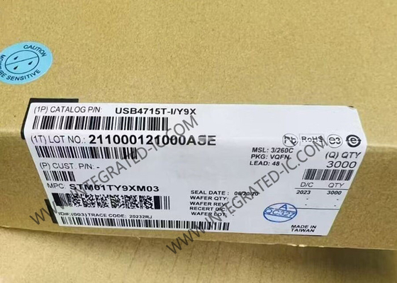USB4715T-I/Y9X 集積回路チップ USB2.0 ハイスピードハブコントローラ