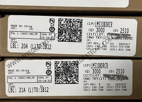 LM5108DRCR 統合回路チップ 100Vゲートドライバー IC VSON10 ハーフブリッジドライバー