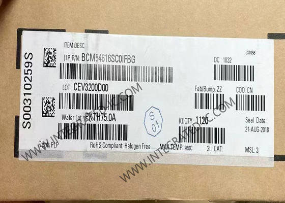 BCM54616SC0IFBG イーサネットIC シングルチップ 統合型 3 速エーサネットトランシーバー