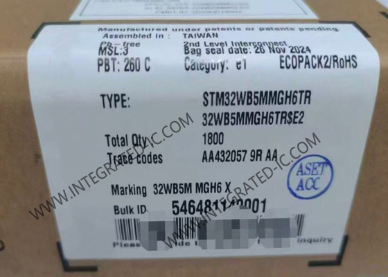 BTIC STM32WB5MMGH6TR 2.4GHz BT低エネルギー5.4 そして802.15.4 モジュール