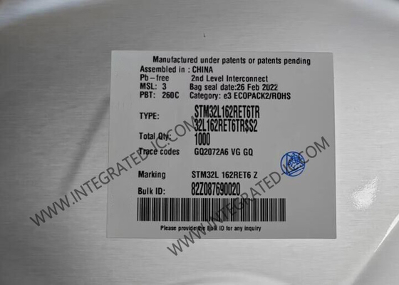 STM32L162RET6TR マイクロコントローラー MCU 32MHz 32ビットシングルコア MCU LQFP64 組み込みMCU