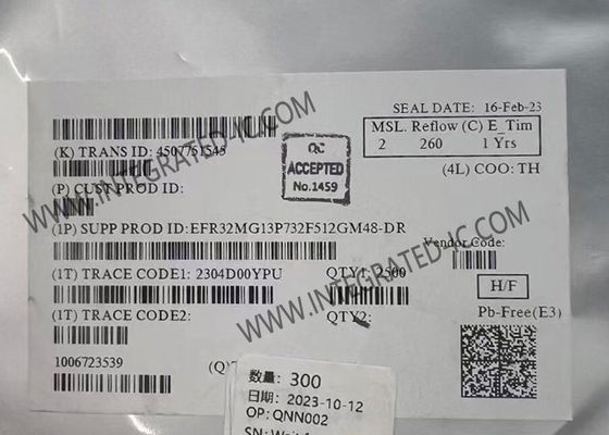 無線通信モジュール EFR32MG13P732F512GM48-DR 多プロトコル無線RFトランシーバー