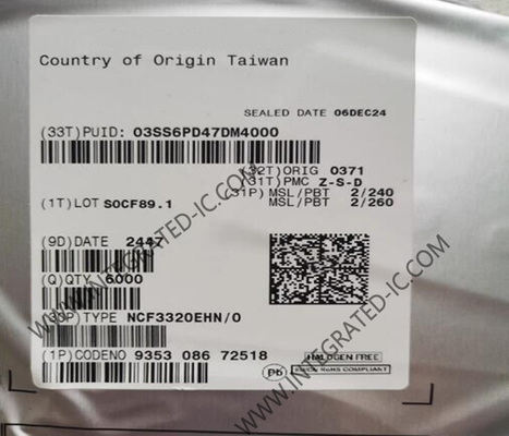 集積回路チップ NCF3320EHN 13.56MHz 接触式無自動車リーダーIC HVQFN-32