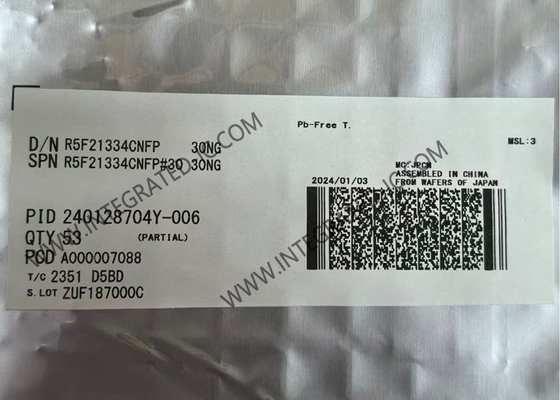 R5F21334CNFPマイクロコントローラー MCU 20MHz 16ビットマイクロコントローラー R8C CPUコア