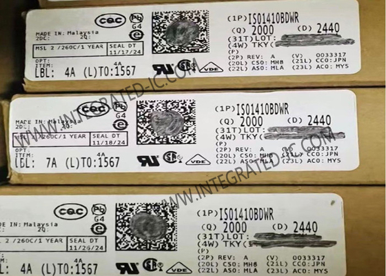 ISO1410BDWR統合回路チップ 500kbps RS-485 RS-422トランシーバーSOIC16