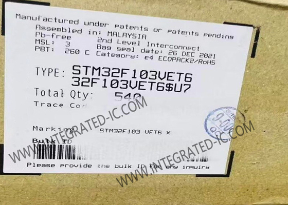 STM32F103VET6 マイクロコントローラー MCU 32ビット単核MCU 72MHz ARM マイクロコントローラー