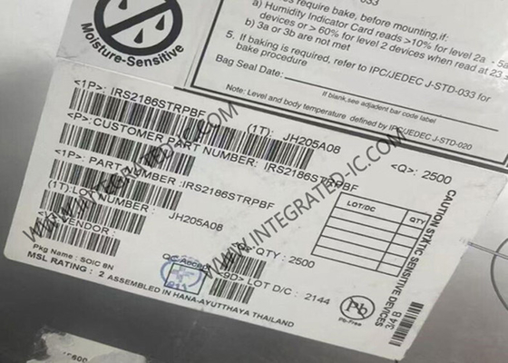 IRS2186STRPBF 集積回路チップ 600V エイスドライバー 高端および低端ゲートドライバ