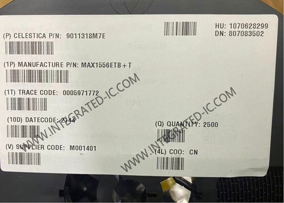 MAX1556ETB 集積回路チップ 高効率 1.2A PWM ステップダウン DC-DC 変換機