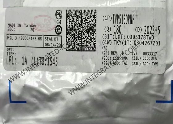 TVP5160PNP 集積回路チップ 10ビットデジタルビデオデコーダ HTQFP128 ビデオ IC