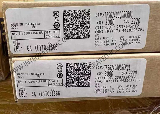 TPS62400QDRCRQ1 集積回路チップ 2 出力 400mA バック スイッチングレギュレータ IC