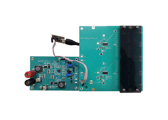 MAX25608BEVSYS 組み込みソリューション 4V から 60V 1.4A 12チャネル LED マトリックス マネージャーの評価ボード