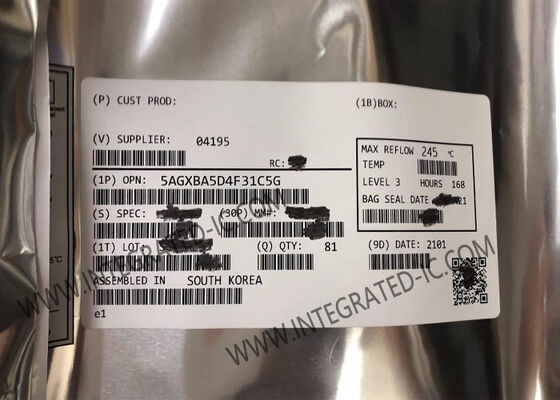 5AGXBA5D4F31C5G 組み込みプログラマブルロジック搭載フィールドプログラマブルゲートアレイFPGA IC 高性能アプリケーション向け