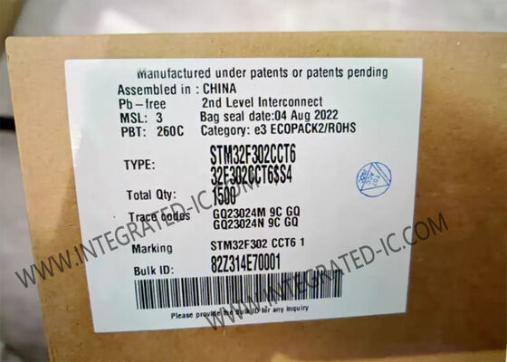 STM32F302CCT6 高性能32ビットマイクロコントローラー MCU 72MHz速度